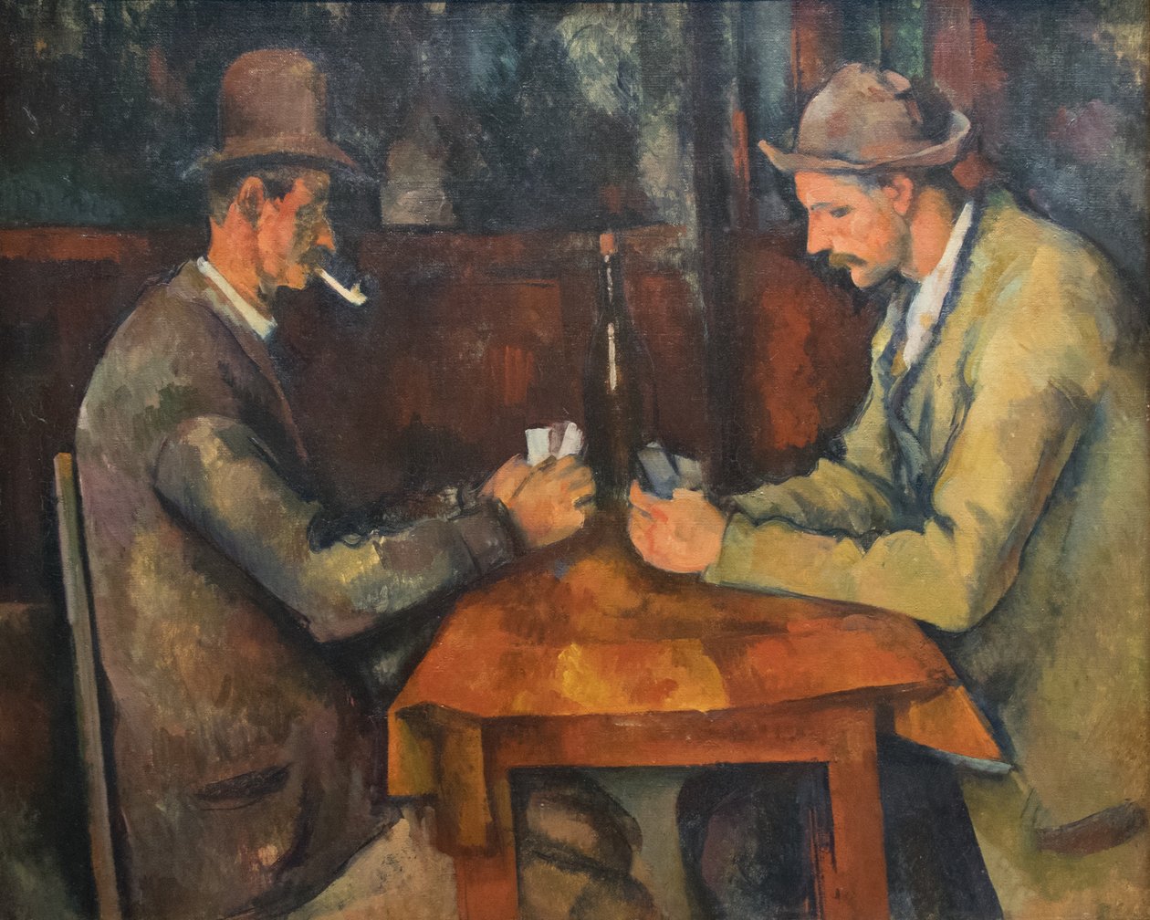 Gracze w karty autorstwa Paul Cézanne