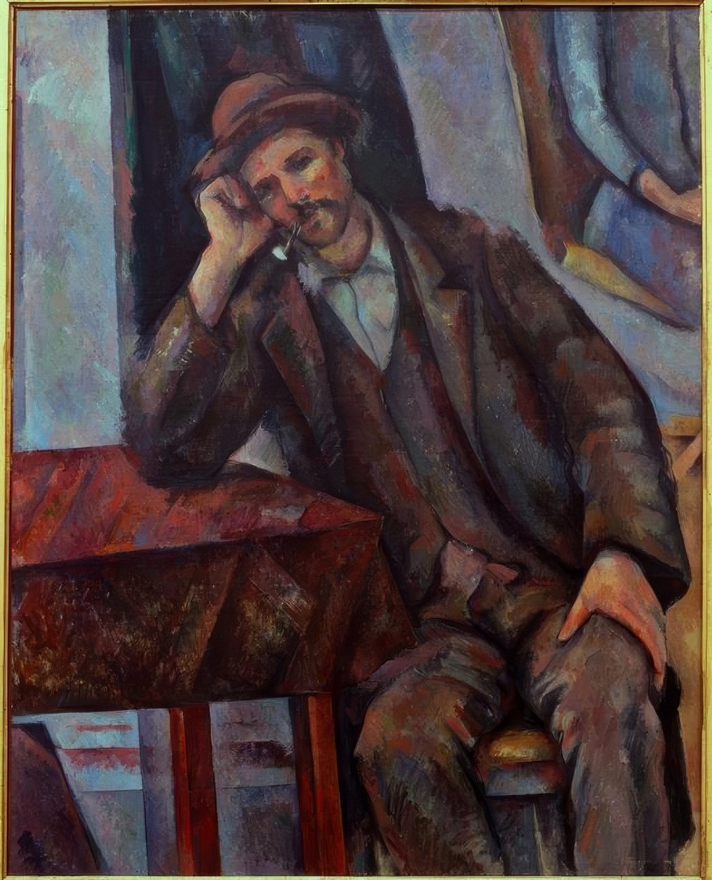 Człowiek z fajką autorstwa Paul Cézanne