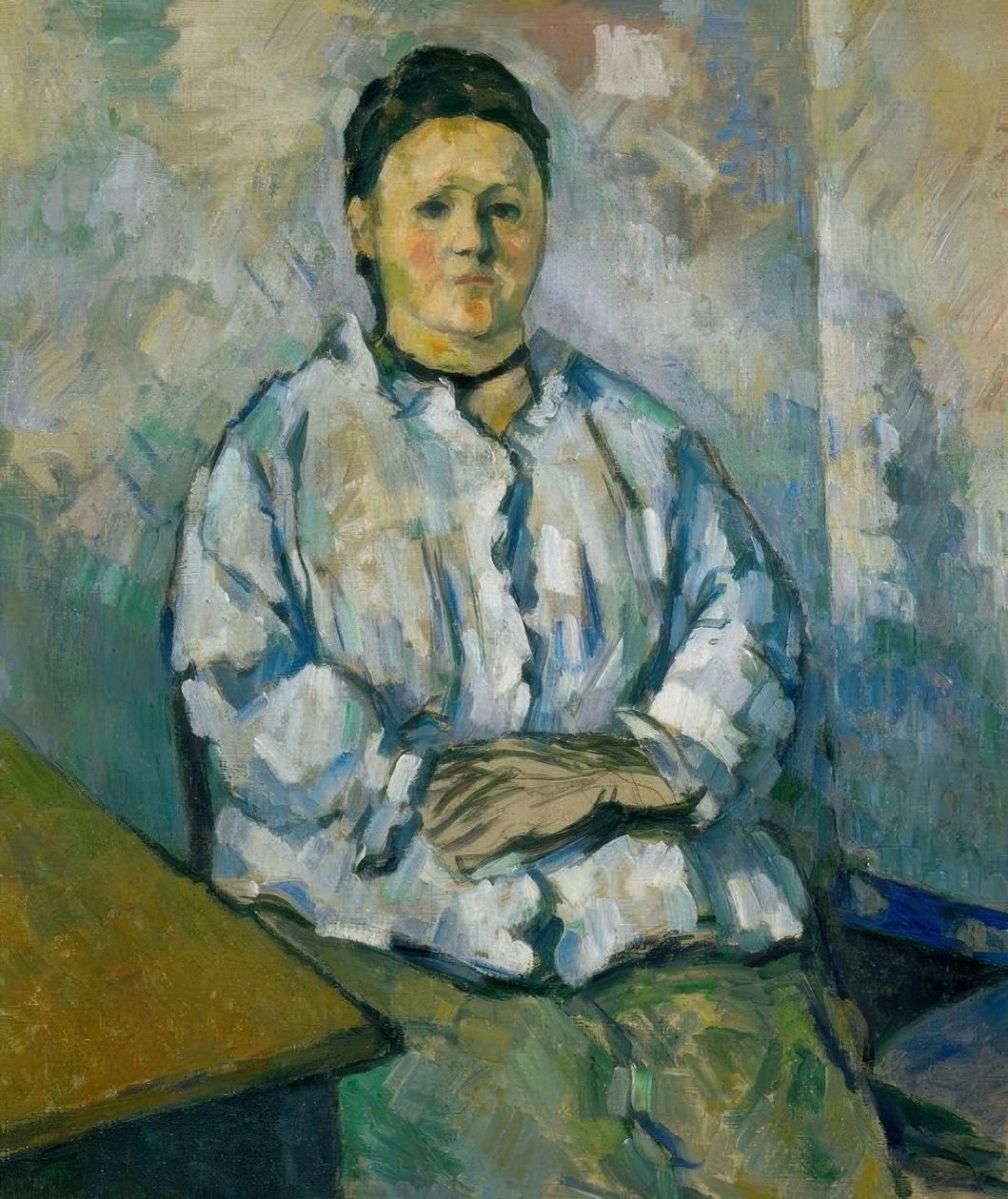 Madame Cézanne siedząca autorstwa Paul Cézanne