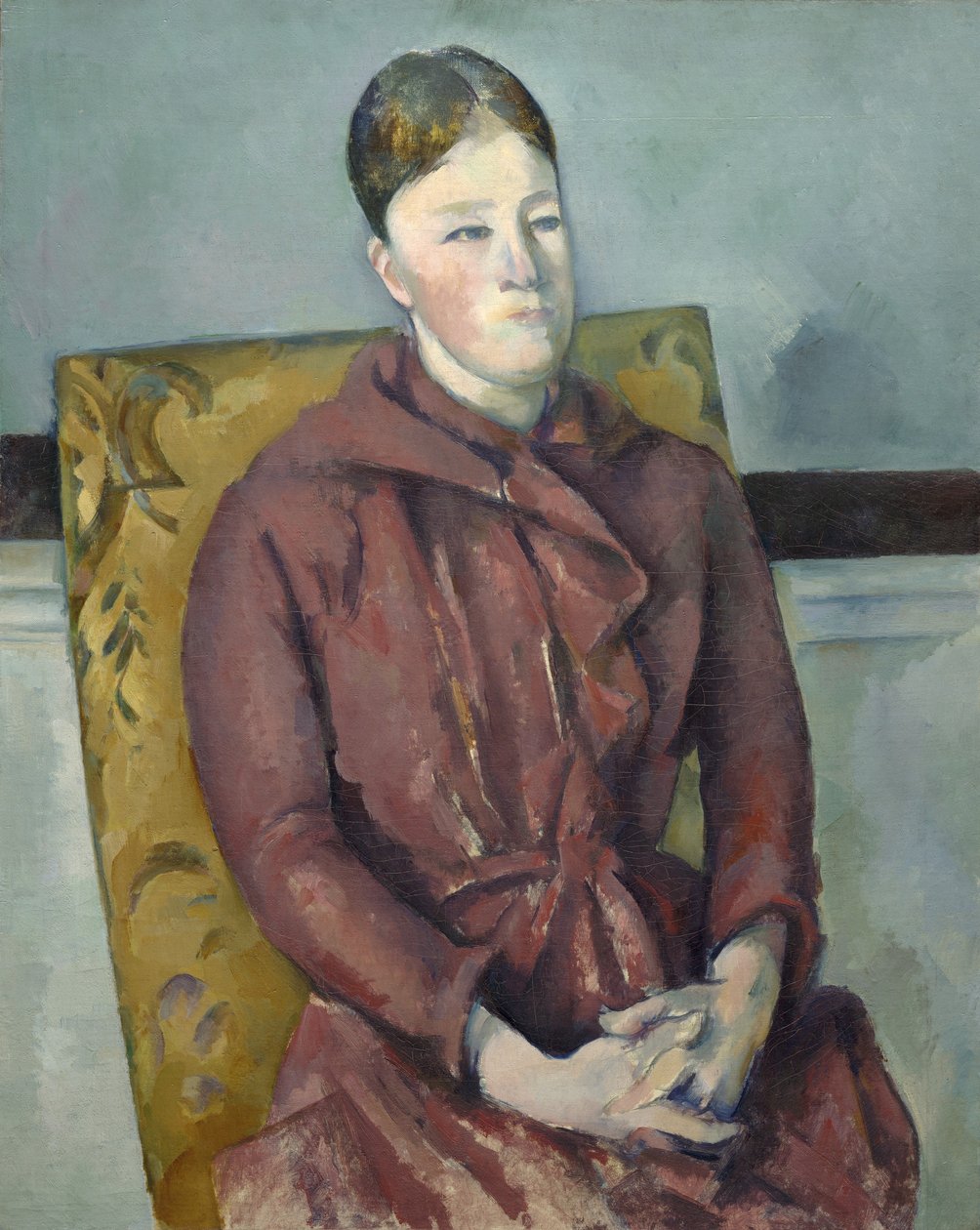 Madame Cézanne w żółtym fotelu, 1888-90 autorstwa Paul Cézanne
