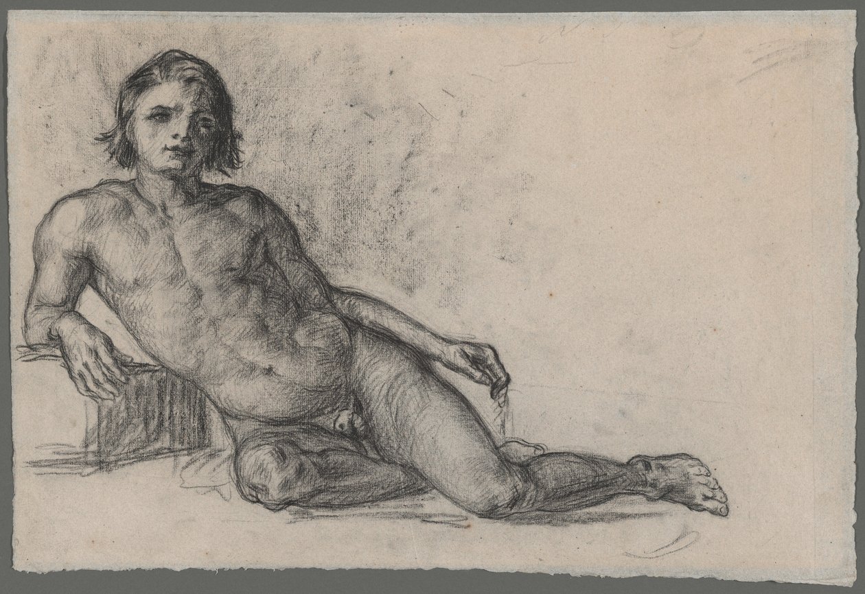 Mężczyzna nago autorstwa Paul Cézanne