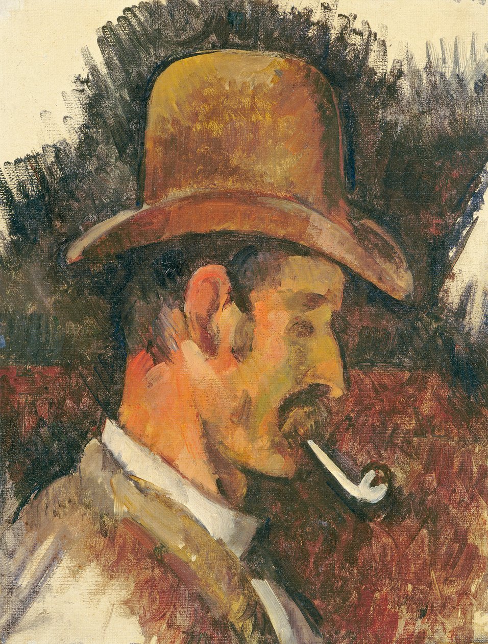 Człowiek z fajką, 1892-96 autorstwa Paul Cézanne
