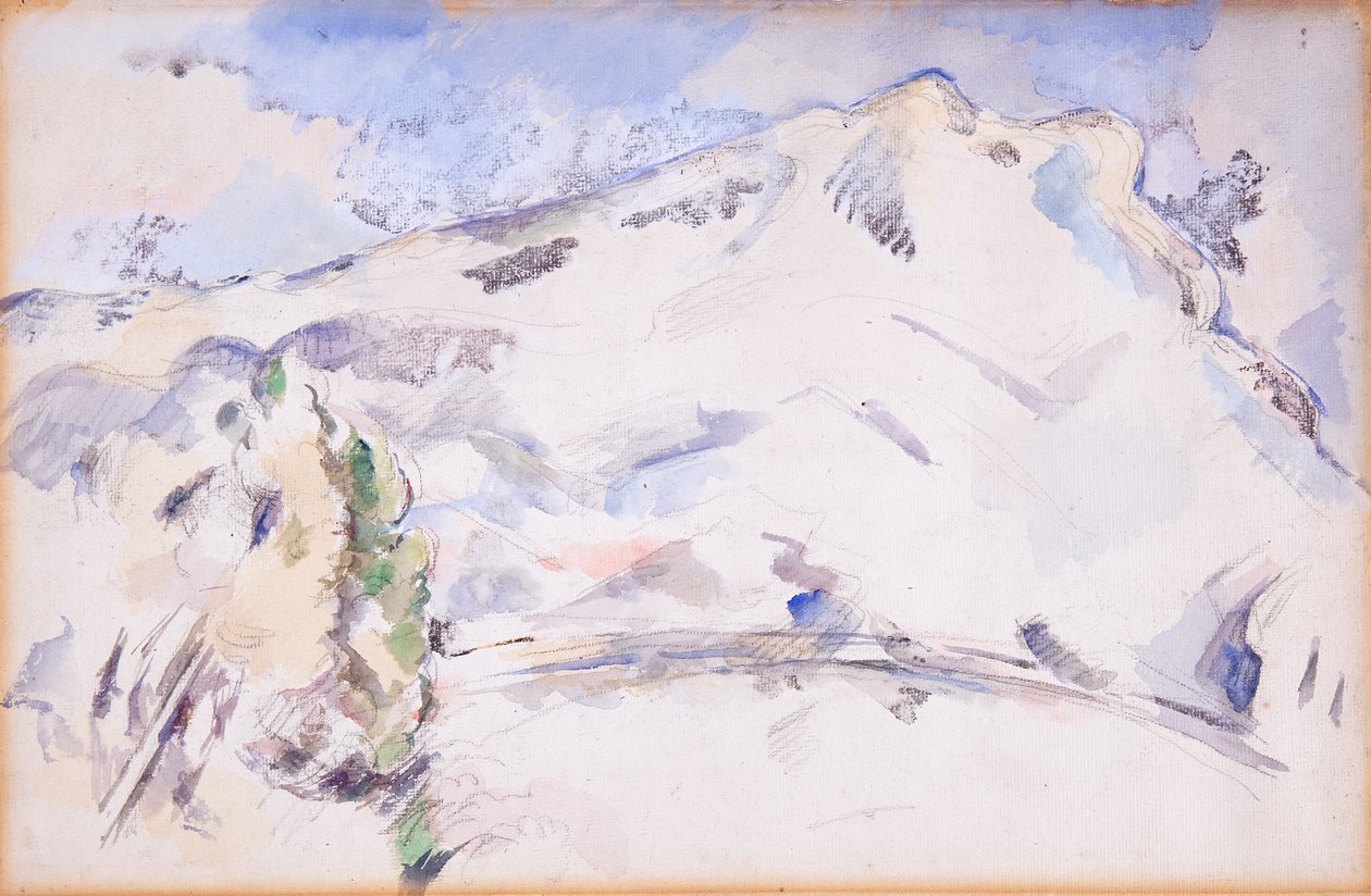 Mont Sainte-Victoire (Góra Sainte-Victoire) autorstwa Paul Cézanne