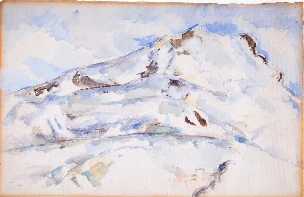 Mont Sainte-Victoire (Góra Sainte-Victoire) autorstwa Paul Cézanne