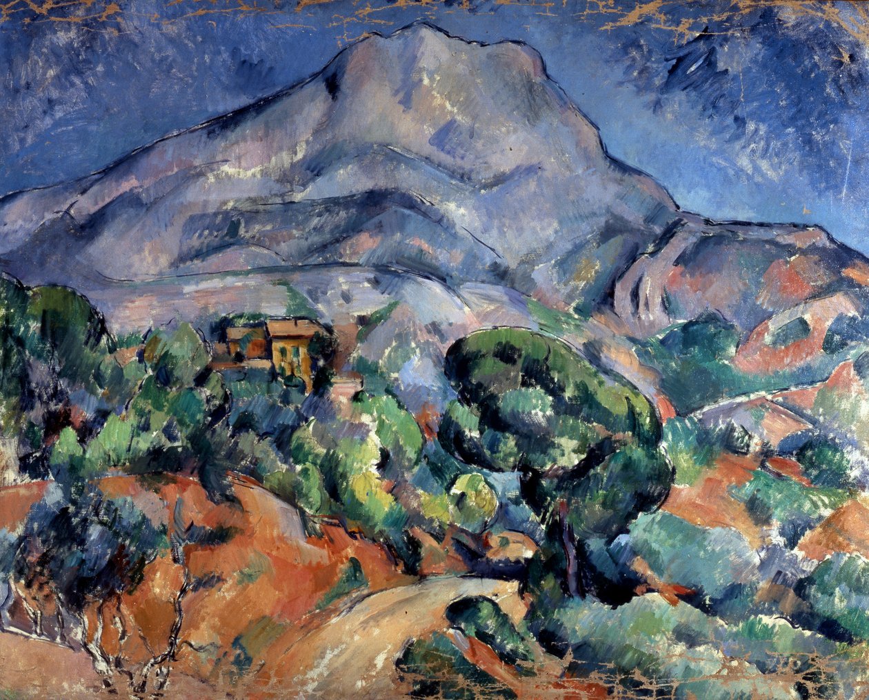 Góra Sainte-Victoire, 1896-1898 autorstwa Paul Cézanne