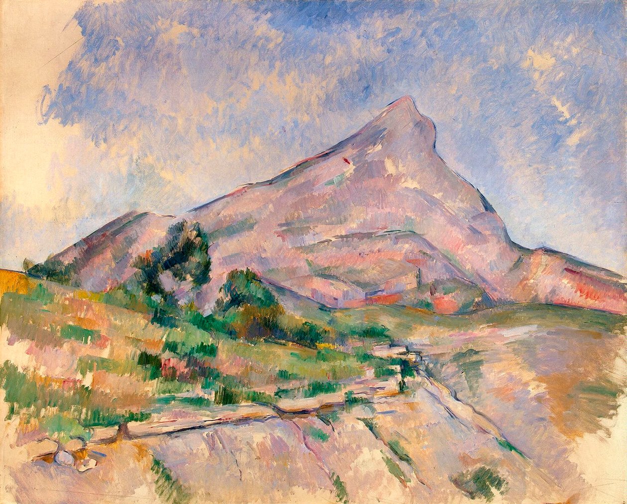 Góra Sainte-Victoire, 1897-1898. autorstwa Paul Cézanne