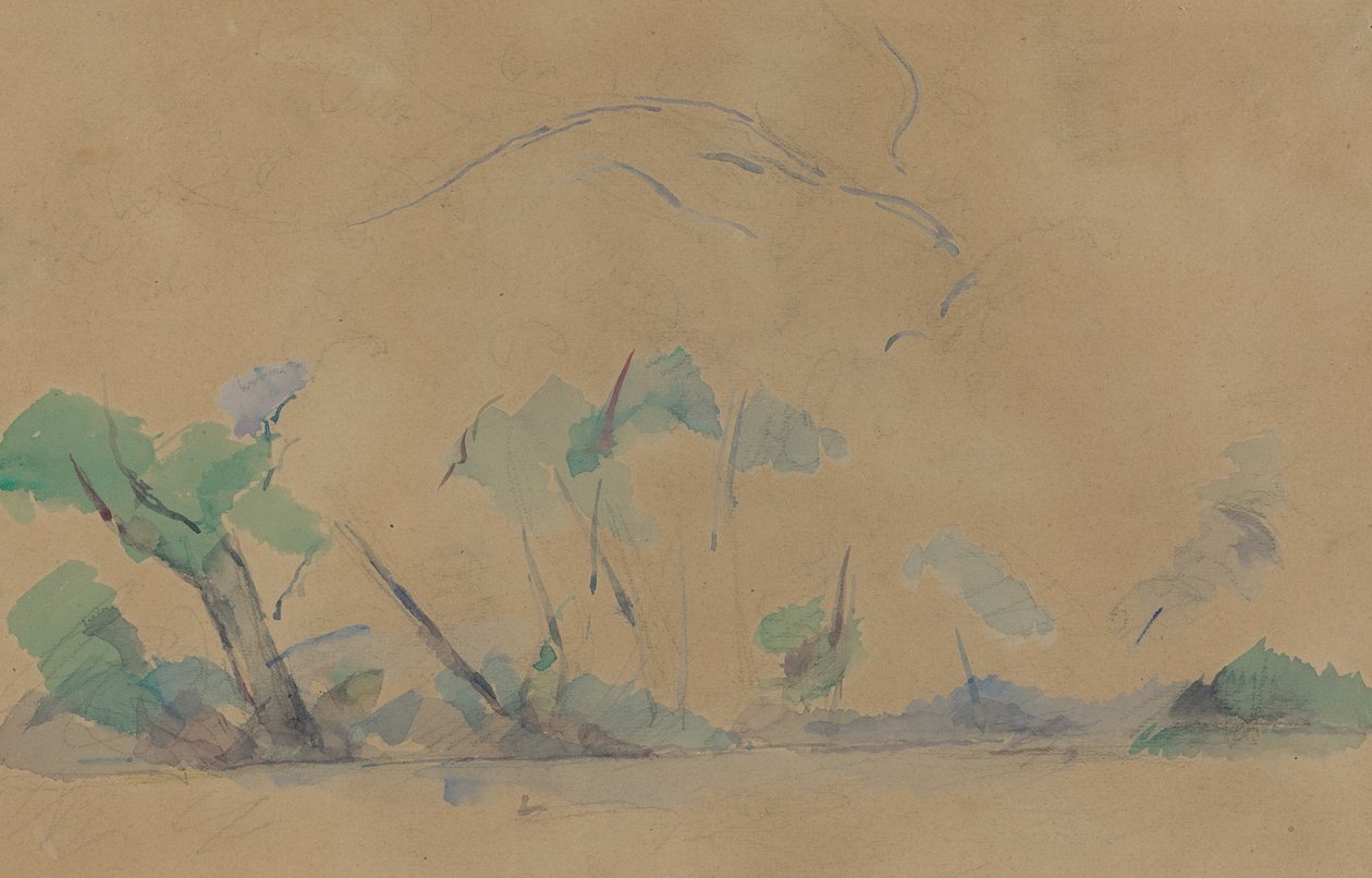 Góra Sainte-Victoire [przód] autorstwa Paul Cézanne