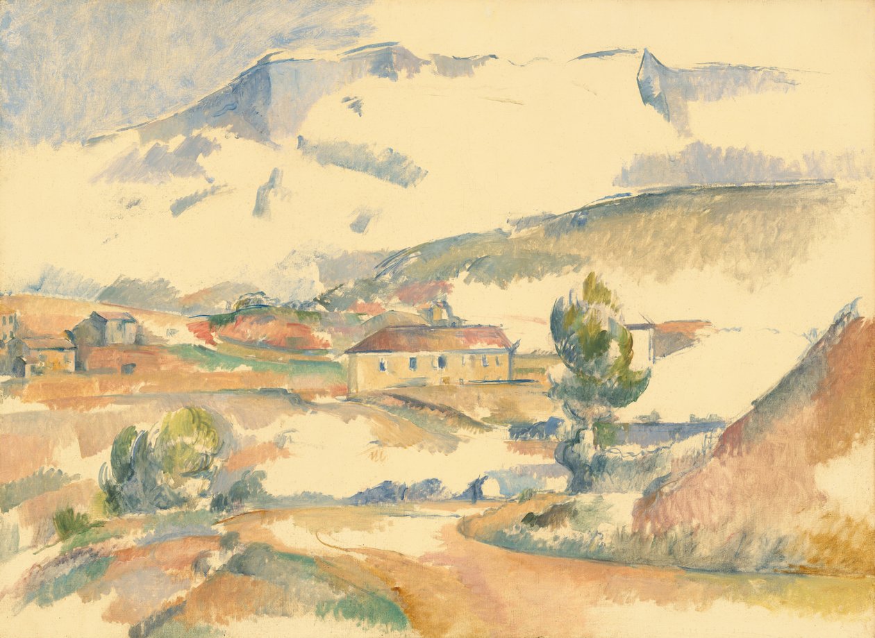 Montagne Sainte-Victoire, z okolic Gardanne autorstwa Paul Cézanne