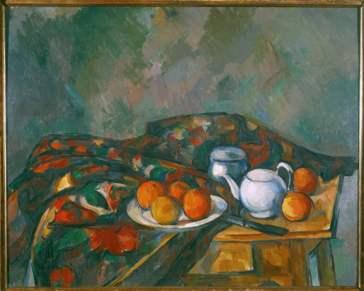 Martwa natura z czajnikiem autorstwa Paul Cézanne