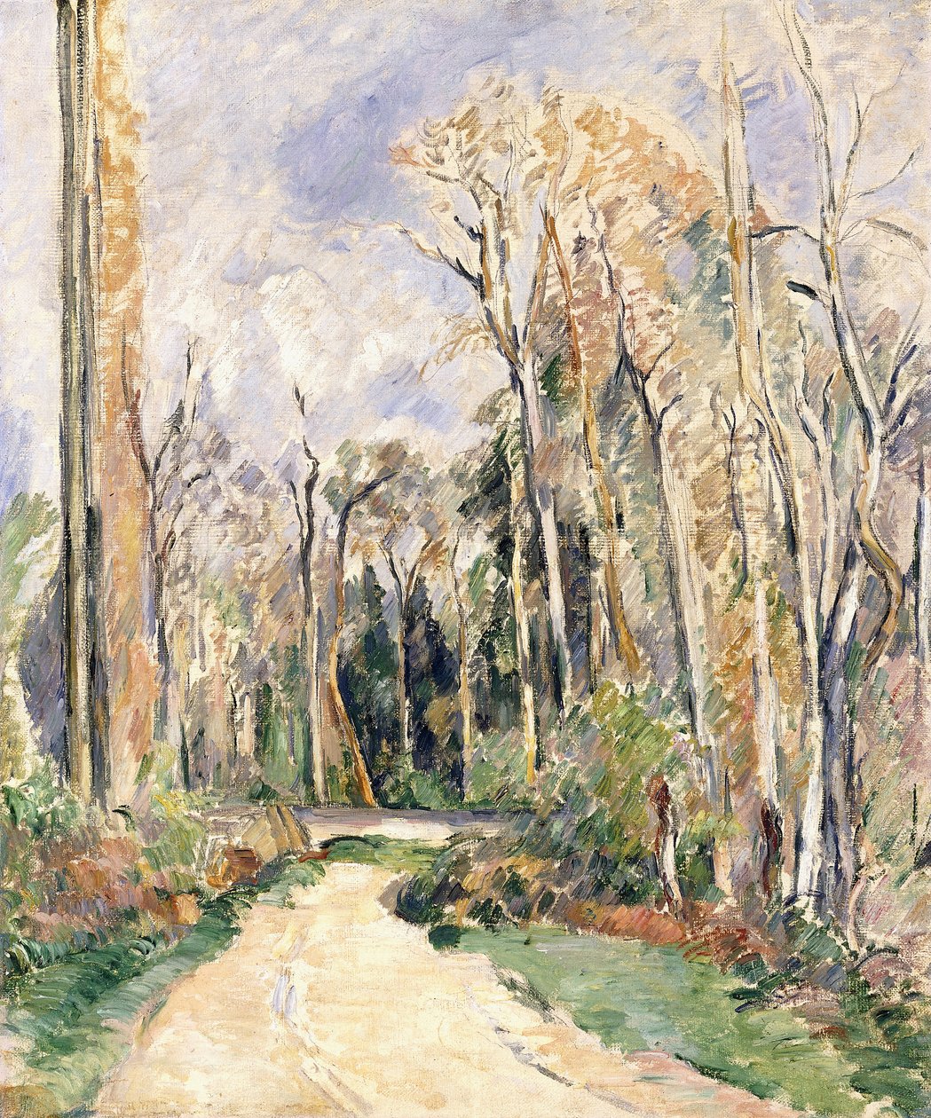 Ścieżka przy wejściu do lasu, ok.1879 autorstwa Paul Cézanne