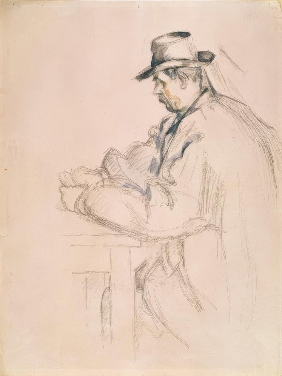 Paul Cézanne, Gracz w karty autorstwa Paul Cézanne