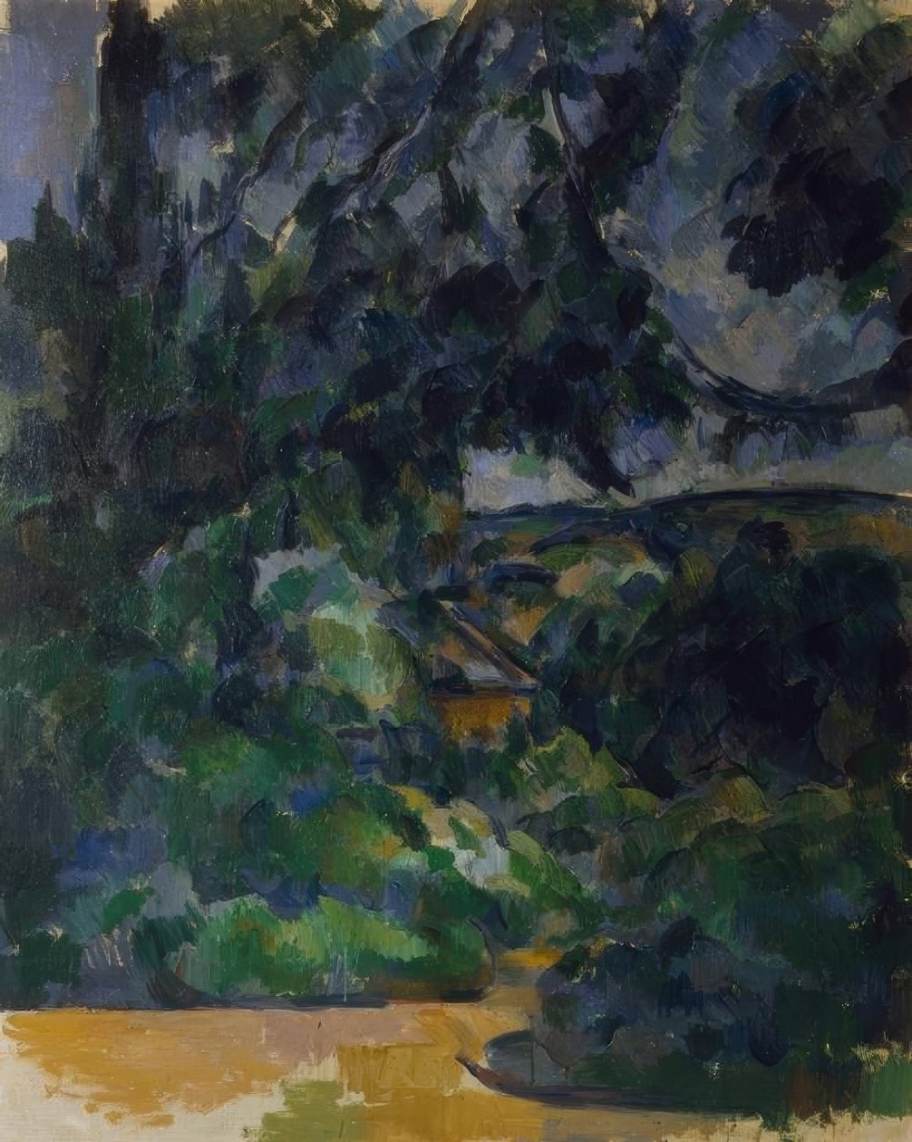 Niebieski krajobraz autorstwa Paul Cézanne