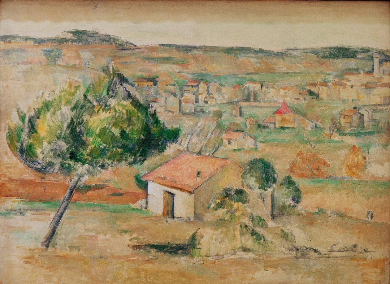 równina prowansalska autorstwa Paul Cézanne