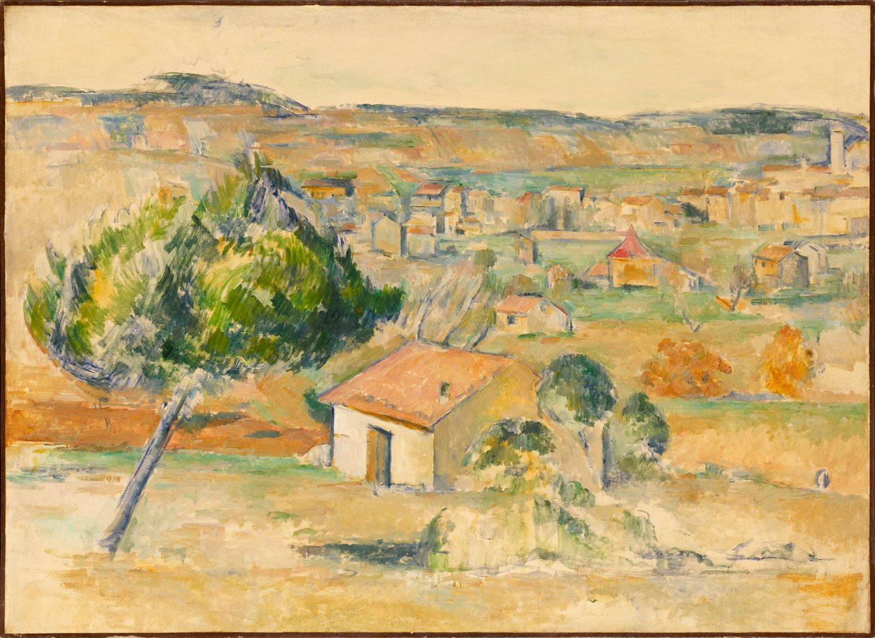 Równina prowansalska Równina w Prowansji, 1883-1885. autorstwa Paul Cézanne