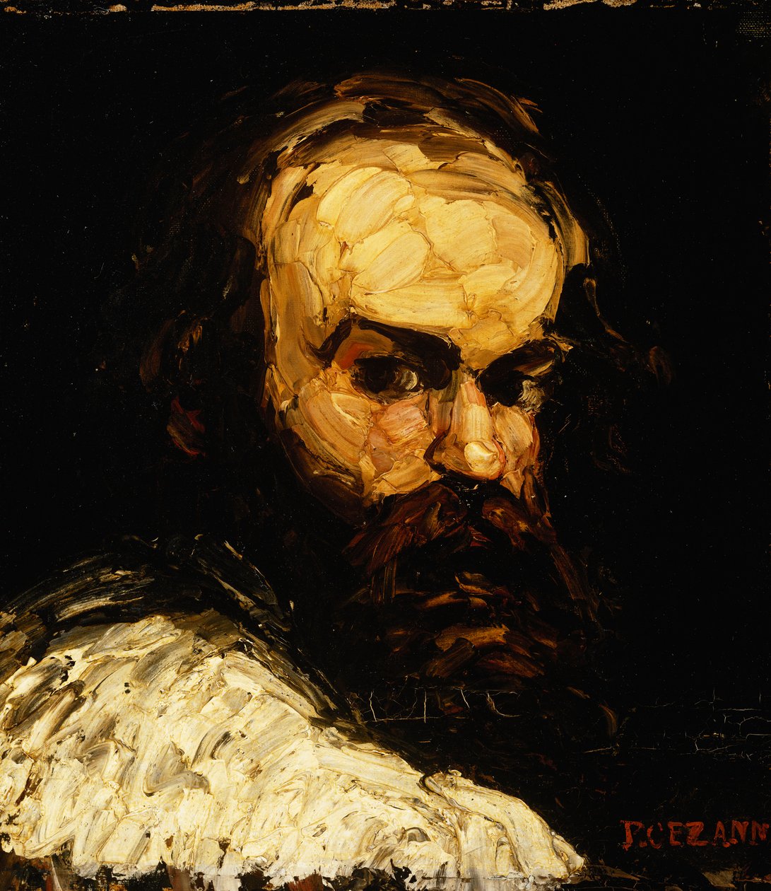 Portret Artysty; Portret artysty, ok. 1866 autorstwa Paul Cézanne