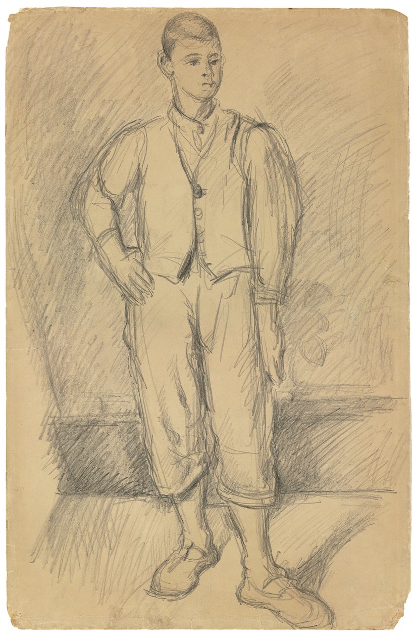Portret syna artysty; Portret syna artysty, ok. 1875-1885 autorstwa Paul Cézanne