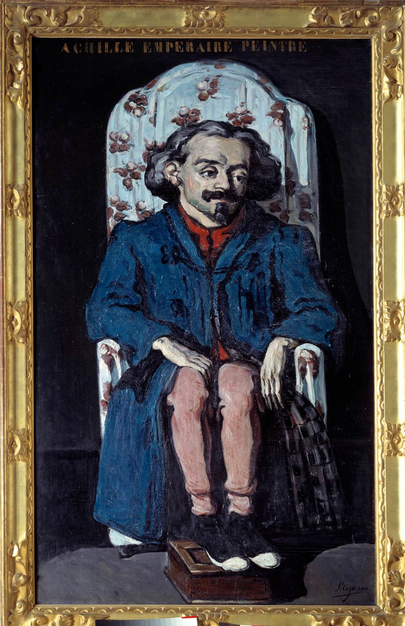 Portret malarza Achille Emperaire (1829-1898) Obraz Paula Cezanne