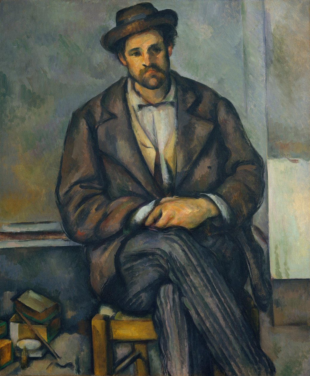Siedzący chłop, ok. 1892-96 autorstwa Paul Cézanne