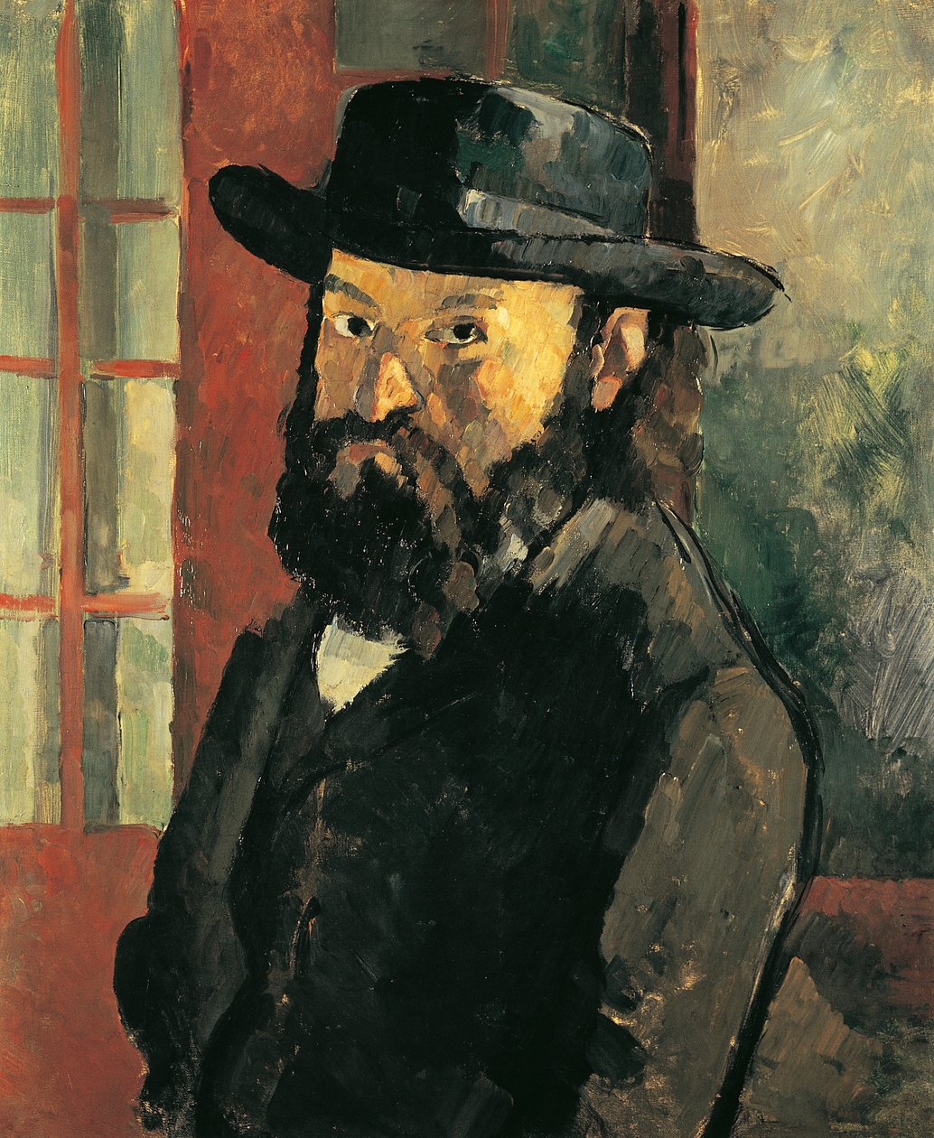 Autoportret w kapeluszu autorstwa Paul Cézanne