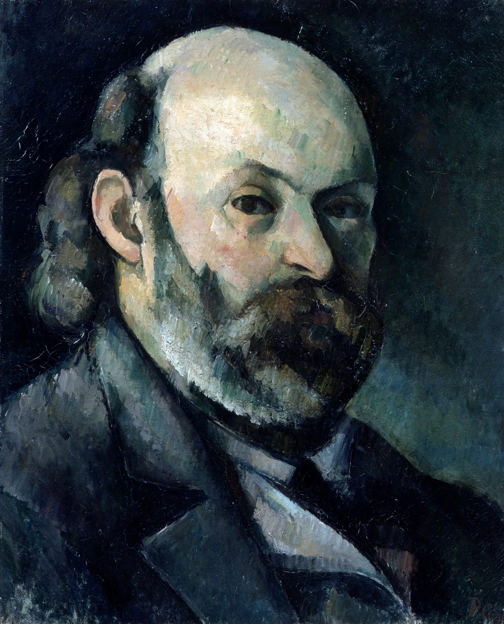 Autoportret, 1882-1885 autorstwa Paul Cézanne