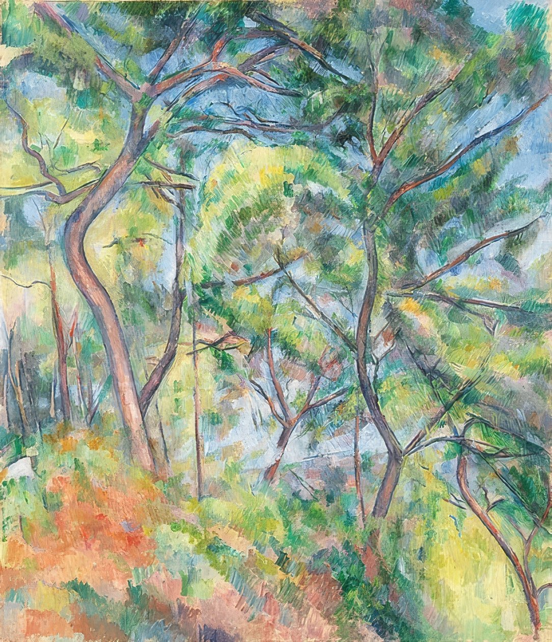 Sous-Bois. A 1894 autorstwa Paul Cézanne