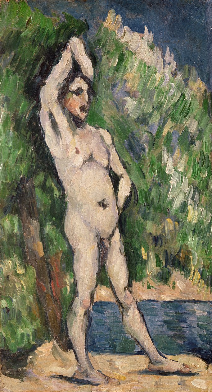 Stojący nago autorstwa Paul Cézanne