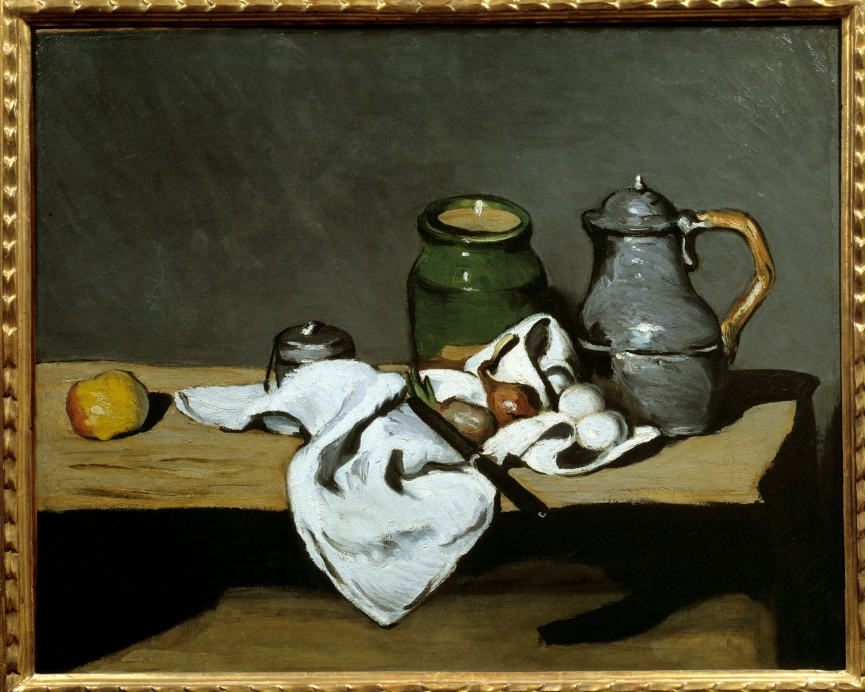 Martwa natura przy czajniku Malarstwo Paula Cezanne