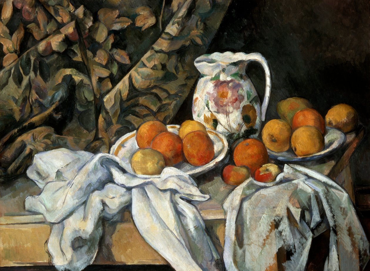 Martwa natura z draperią, ok. 1895 r. autorstwa Paul Cézanne