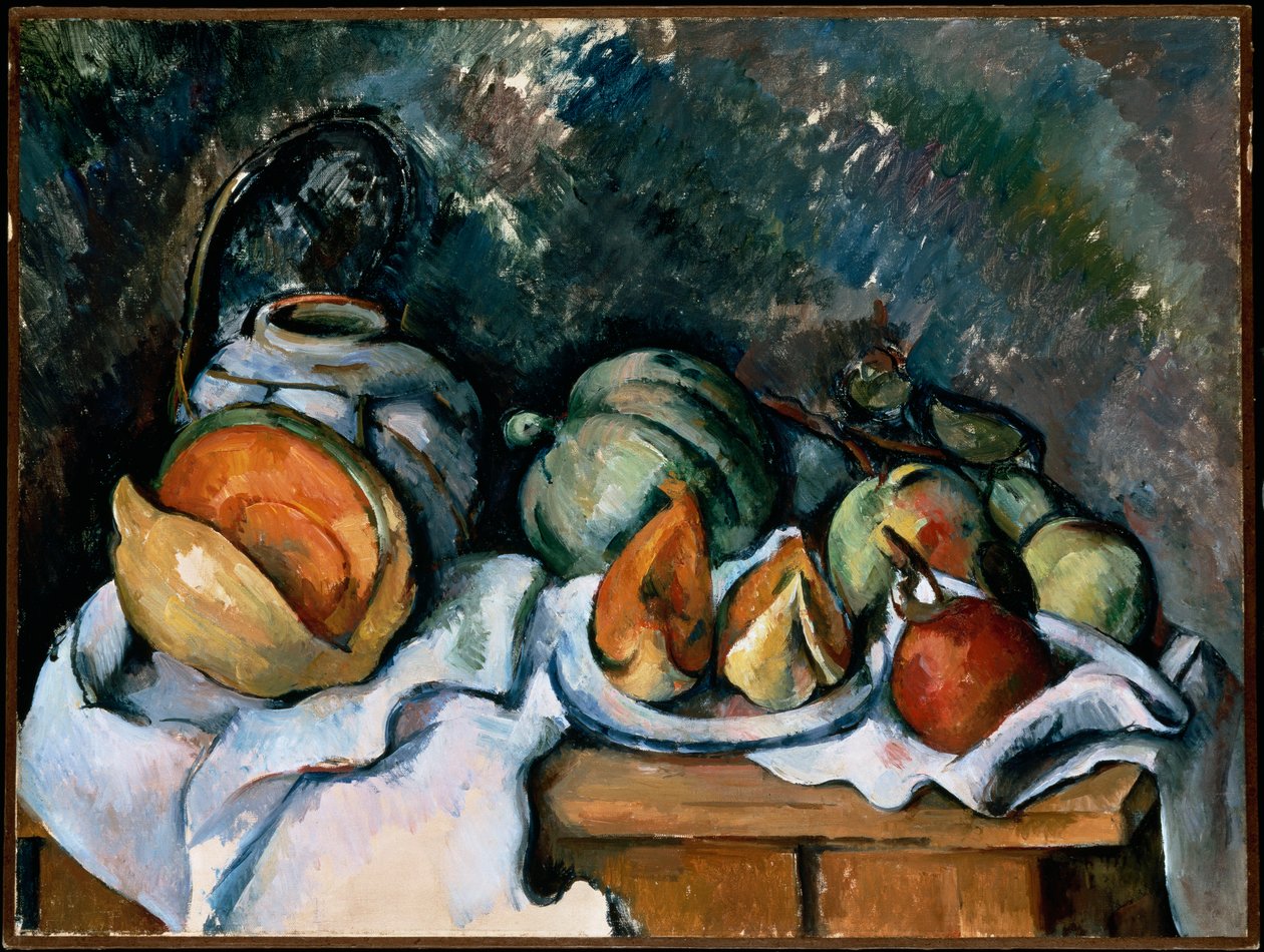 Martwa natura z owocami i imbirem, ok. 1895 r. autorstwa Paul Cézanne