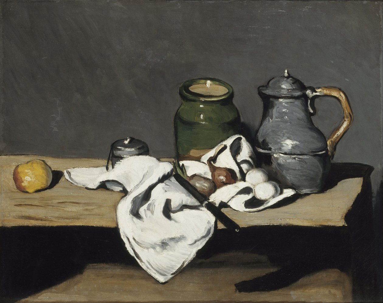 Martwa natura z czajnikiem? autorstwa Paul Cézanne