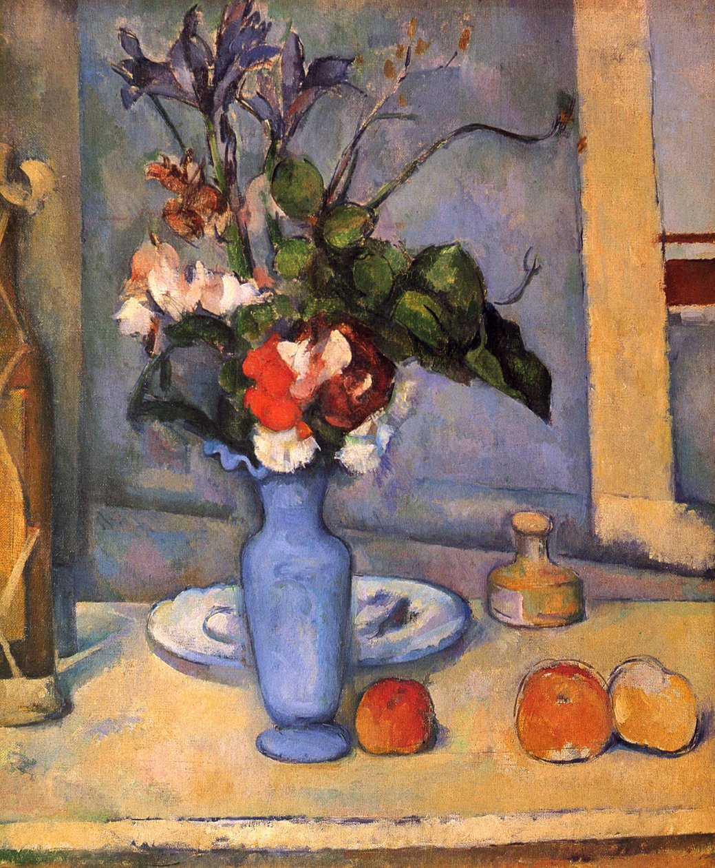 Martwa natura z niebieskim wazonem autorstwa Paul Cézanne