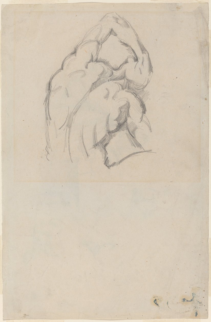 Studium „Ecorché” [odbyt] autorstwa Paul Cézanne