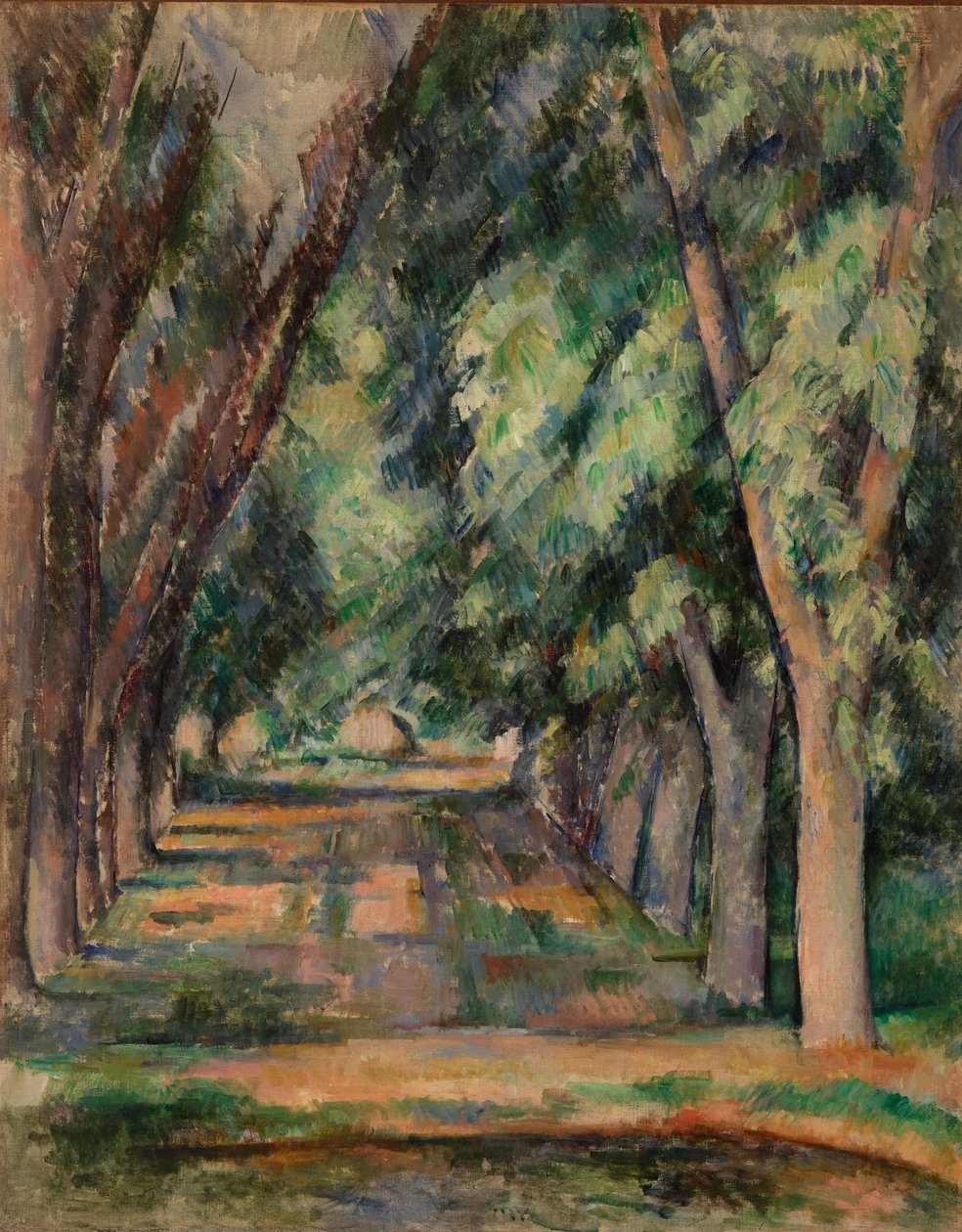 Aleja Kasztanowców w Jas de Bouffan autorstwa Paul Cézanne
