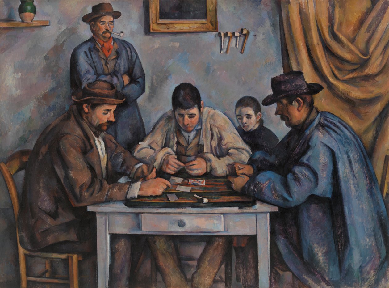 Gracze w karty autorstwa Paul Cézanne