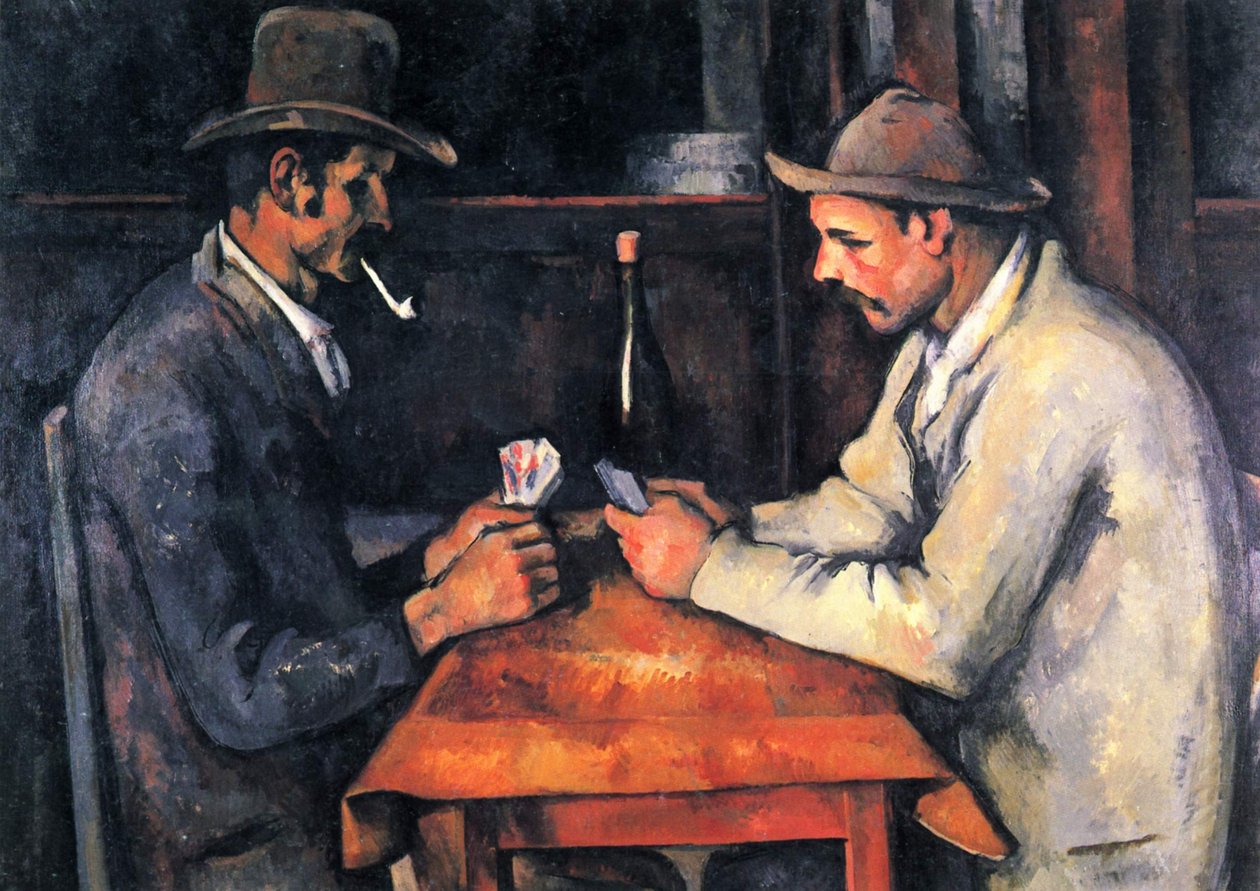 Gracze w karty autorstwa Paul Cézanne