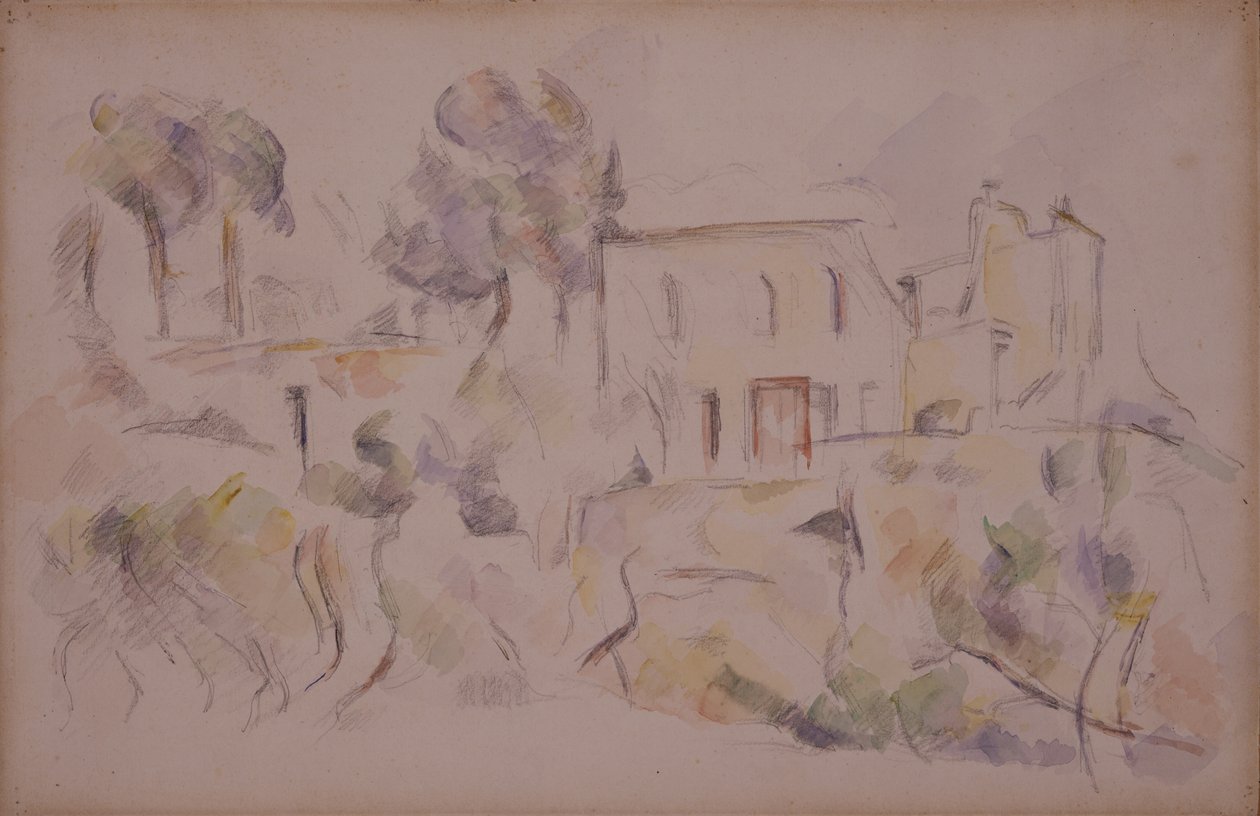 Powozownia (Szopa w Château Noir) autorstwa Paul Cézanne