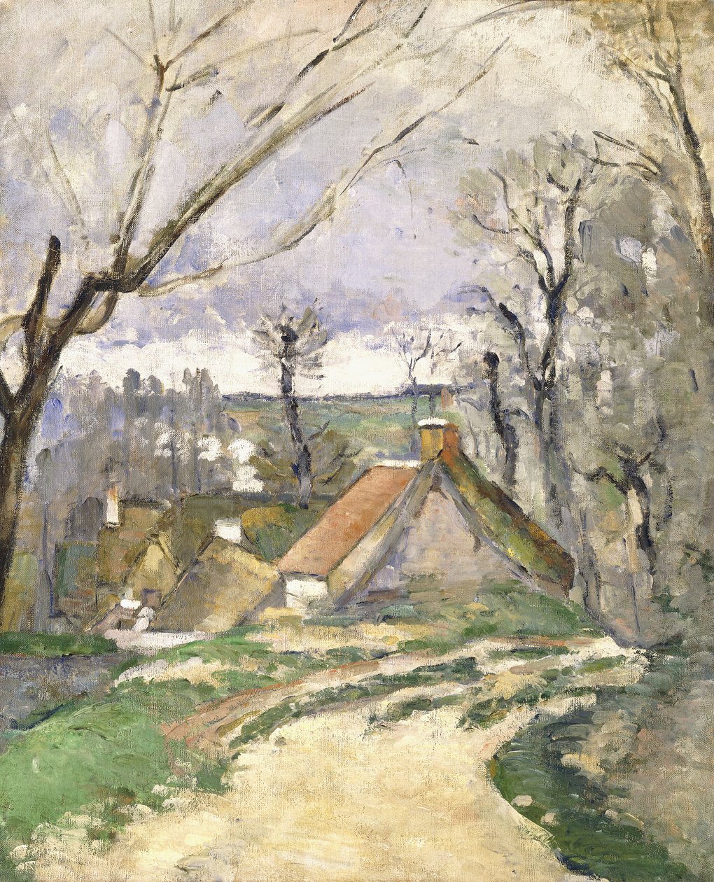 Domki Auvers, 1872-73 autorstwa Paul Cézanne