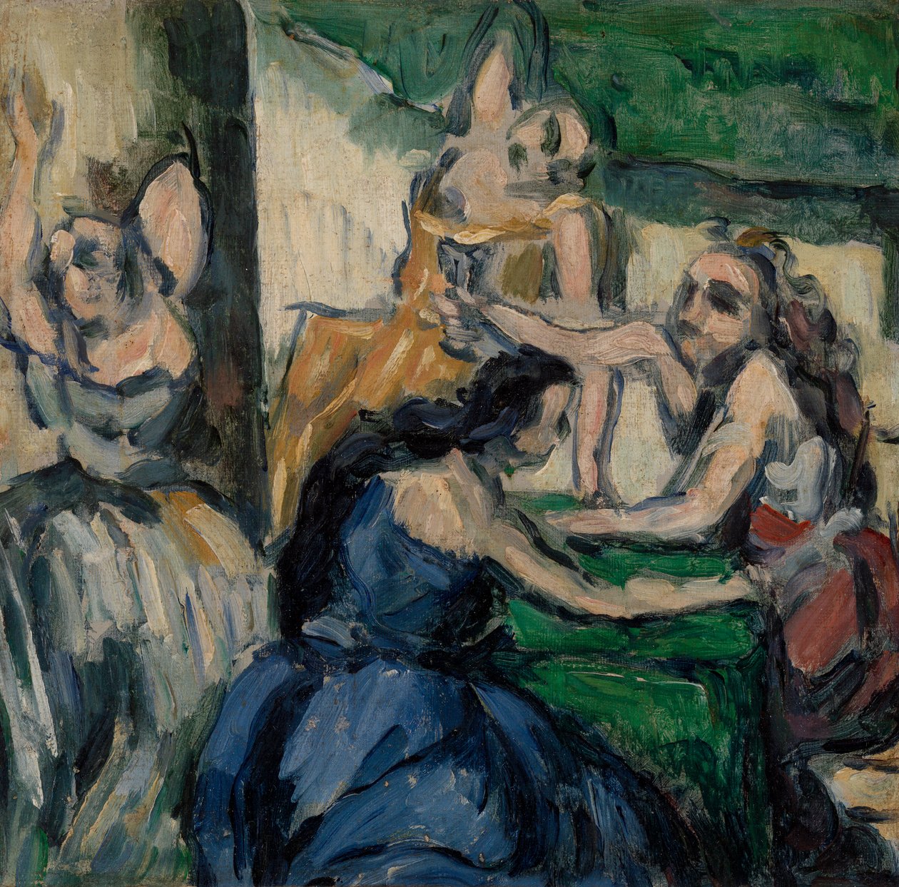 Kurtyzany autorstwa Paul Cézanne