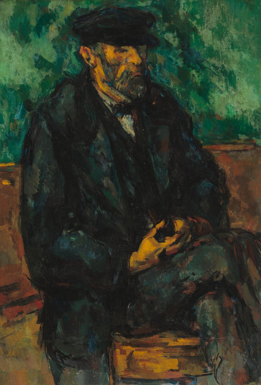 Ogrodnik Vallier, 1906. autorstwa Paul Cézanne