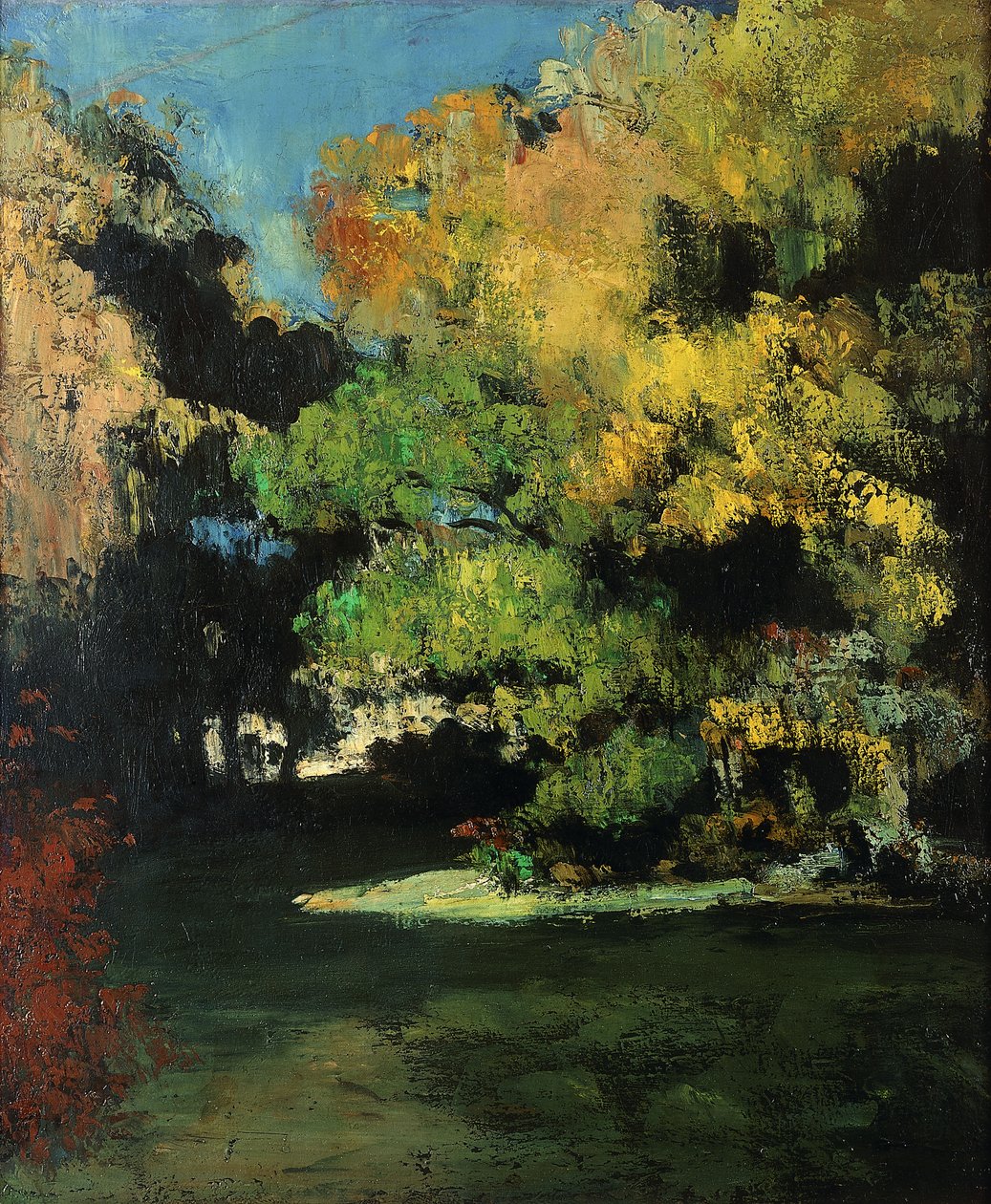 Polana, ok.1867 autorstwa Paul Cézanne