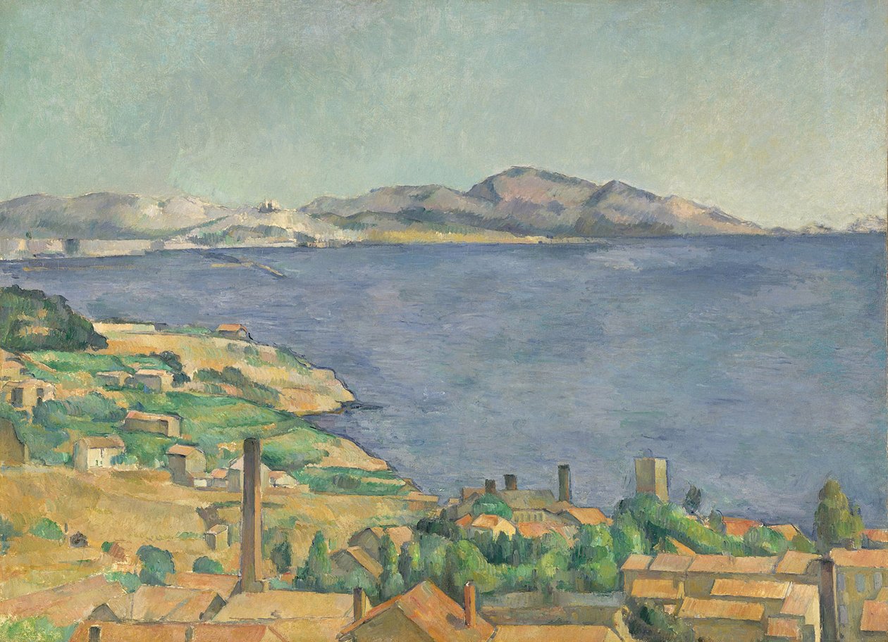 Zatoka Marsylska widziana z LEstaque, ok. 1885 r. autorstwa Paul Cézanne