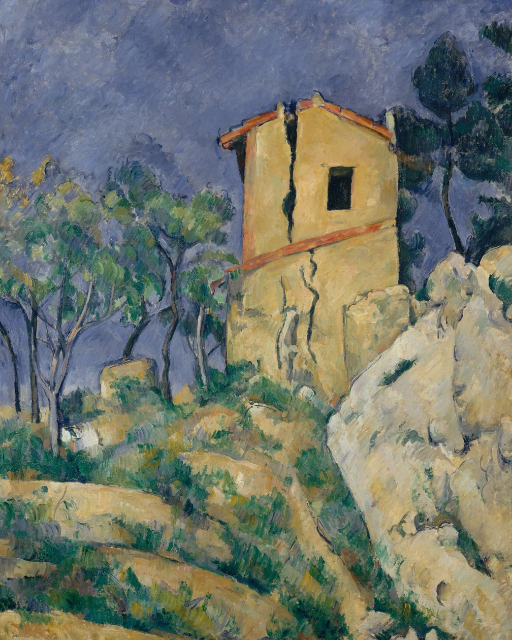 Dom z popękanymi ścianami, 1892-94 autorstwa Paul Cézanne