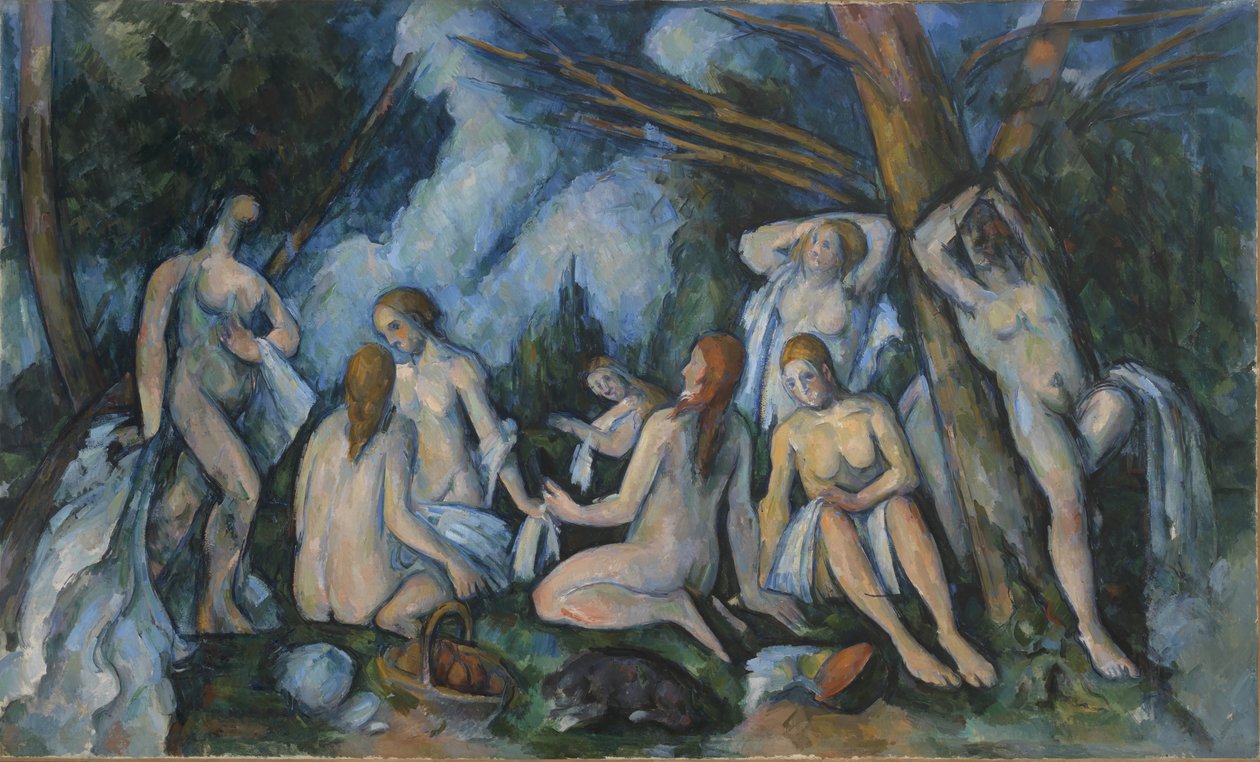 Wielcy Kąpiący się autorstwa Paul Cézanne