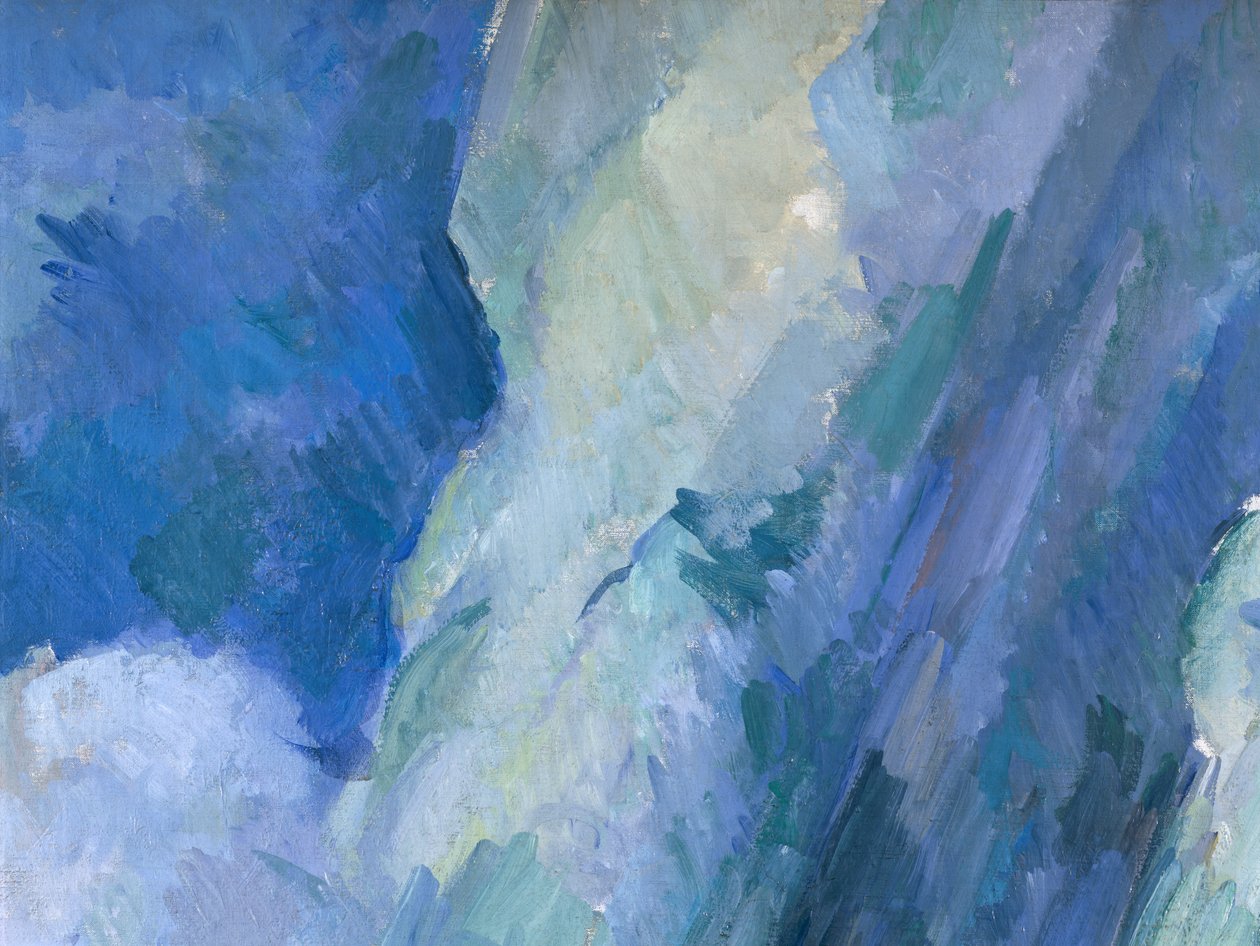 Duzi kąpiący się, ok. 1900-06 olej na płótnie, fragment z 2052 r. autorstwa Paul Cézanne