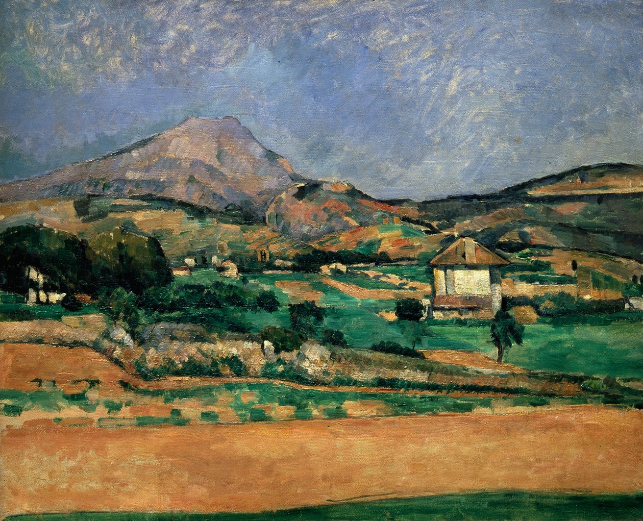 Równina Mont Sainte-Victoire, 1882-1885. autorstwa Paul Cézanne