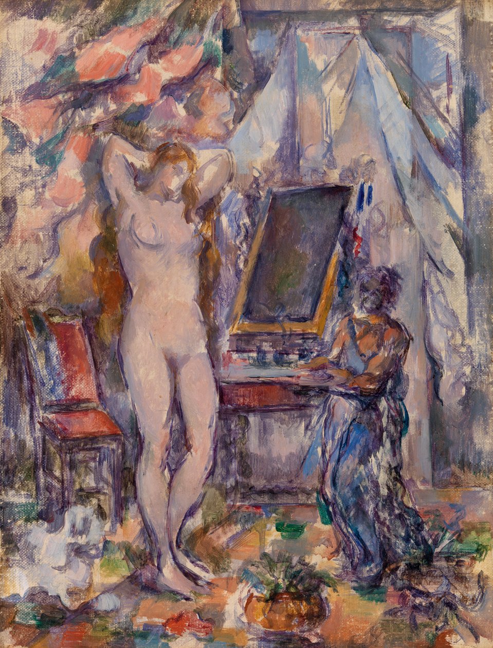toaleta autorstwa Paul Cézanne