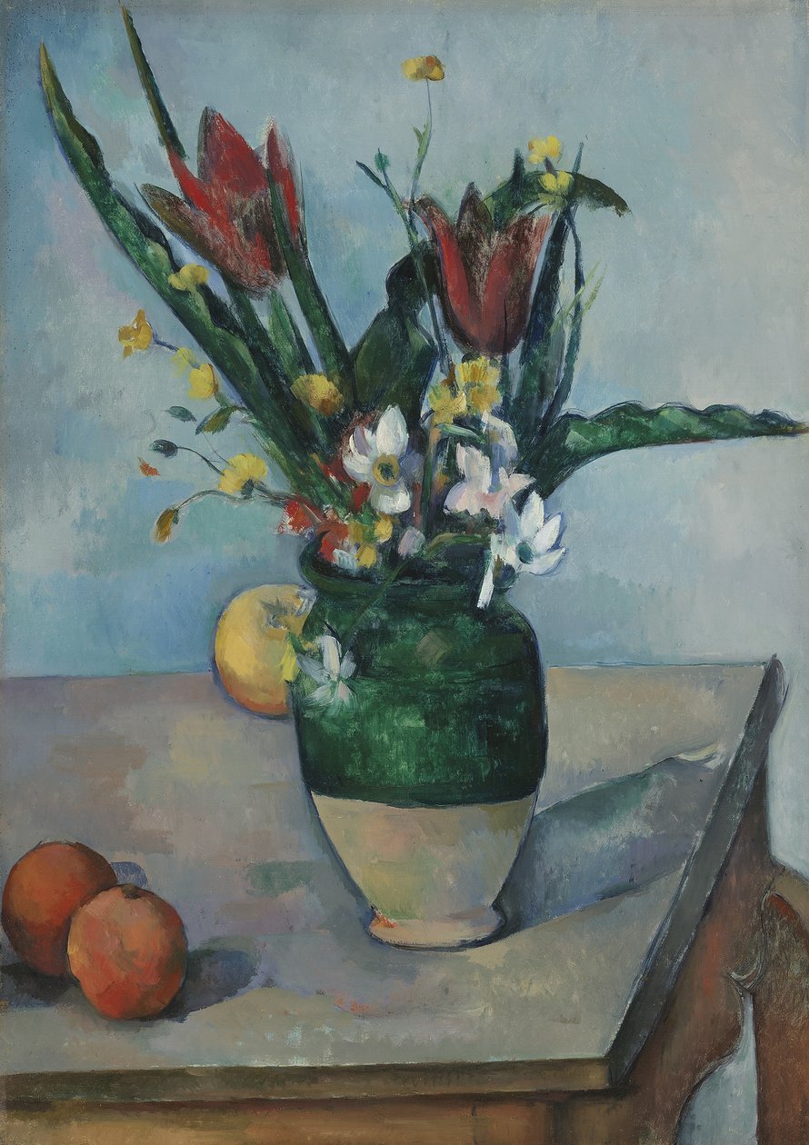Wazon tulipanów, ok. 1890 autorstwa Paul Cézanne