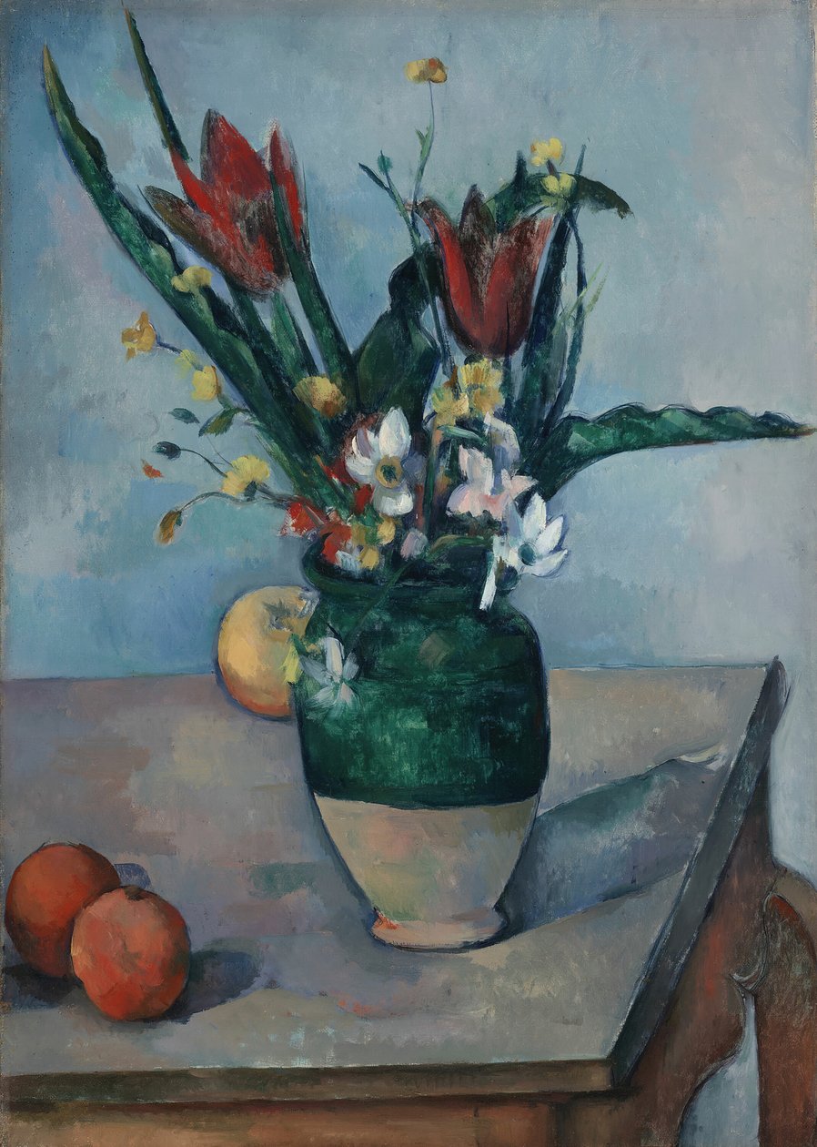 Wazon tulipanów, ok. 1930 r. 1890. autorstwa Paul Cézanne