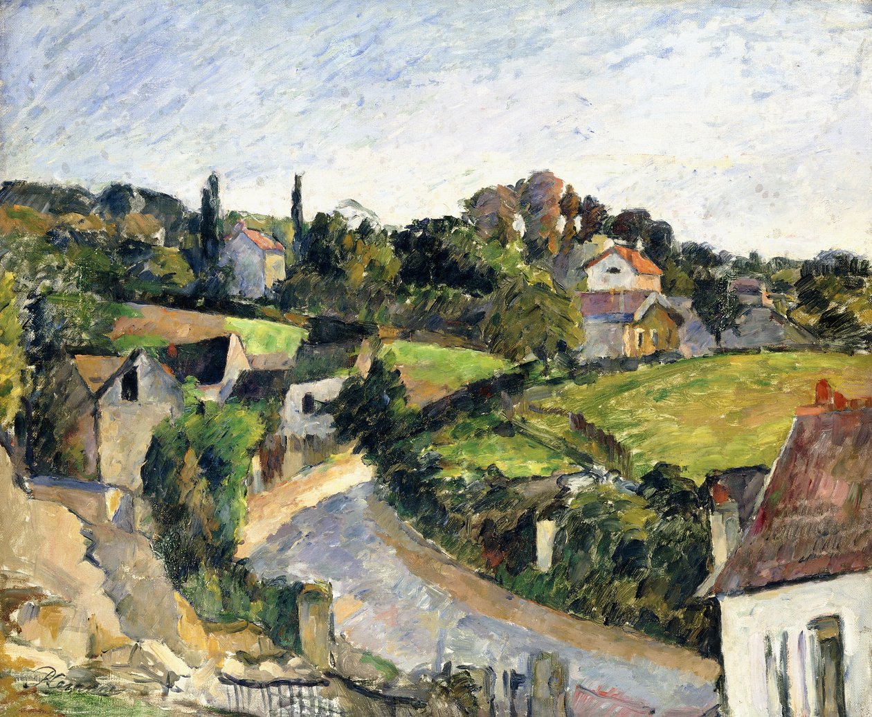 Kręta droga, c.1877 autorstwa Paul Cézanne