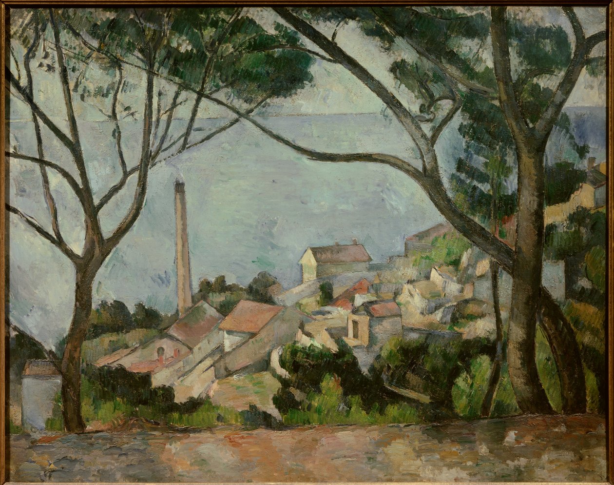 Morze ma L"Estaque. Obraz Paula Cezanne autorstwa Paul Cézanne